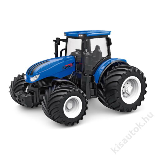 KORODY Távirányítós traktor 20cm széles kerékkel kék