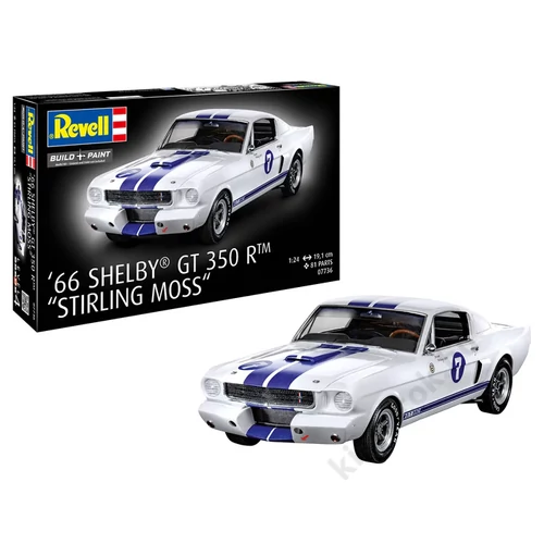 Revell 1:24 1966 Shelby GT 350 R Stirling Moss makett autó