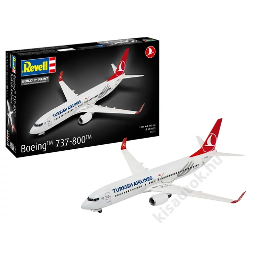 REV-3772 Revell 1:144 Boeing 737-800 Turkish Airlines makett repülö