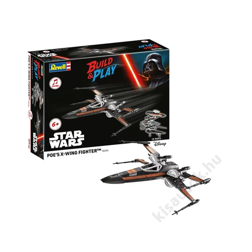 Revell 1:78 Poe's Boosted X-Wing Fighter Build and Play Star Wars makett