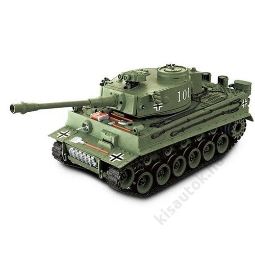 BROTHER TANK Tigris muanyaglövedékes távirányítós tank 46cm-es zöld