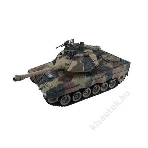 BROTHER TANK Leopard 2 muanyaglövedékes távirányítós tank 46cm-es sivatagi