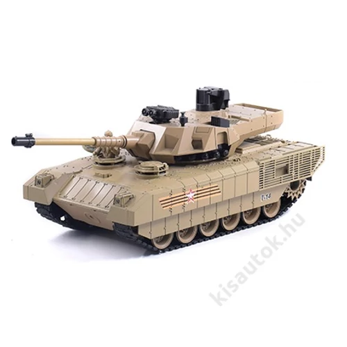 YHToys Armata műanyaglövedékes távirányítós tank 42cm-es homokszínű