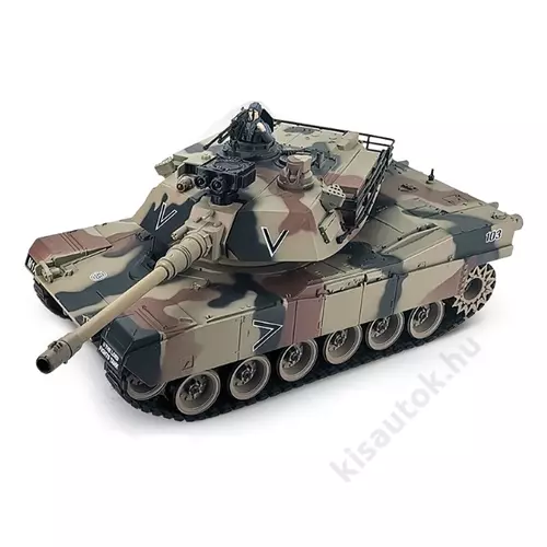 BROTHER TANK M1A2 Abrams műanyaglövedékes távirányítós tank 46cm-es sivatagi
