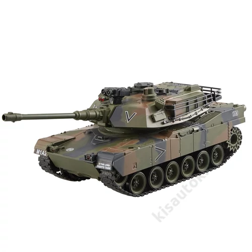 BROTHER TANK M1A2 Abrams muanyaglövedékes távirányítós tank 46cm-es zöld