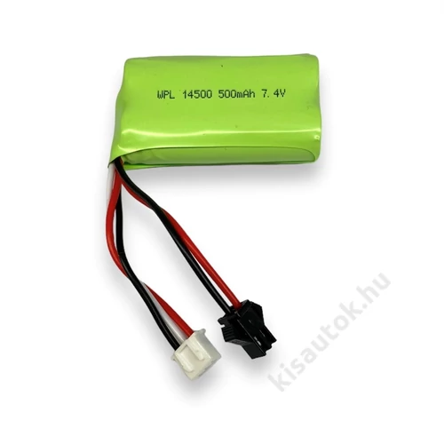 WPL B16, B24 Akkumulátor 7.4V 500mAh Li-Ion